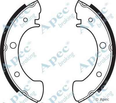 APEC BRAKING shu317 -  Комплект тормозных колодок